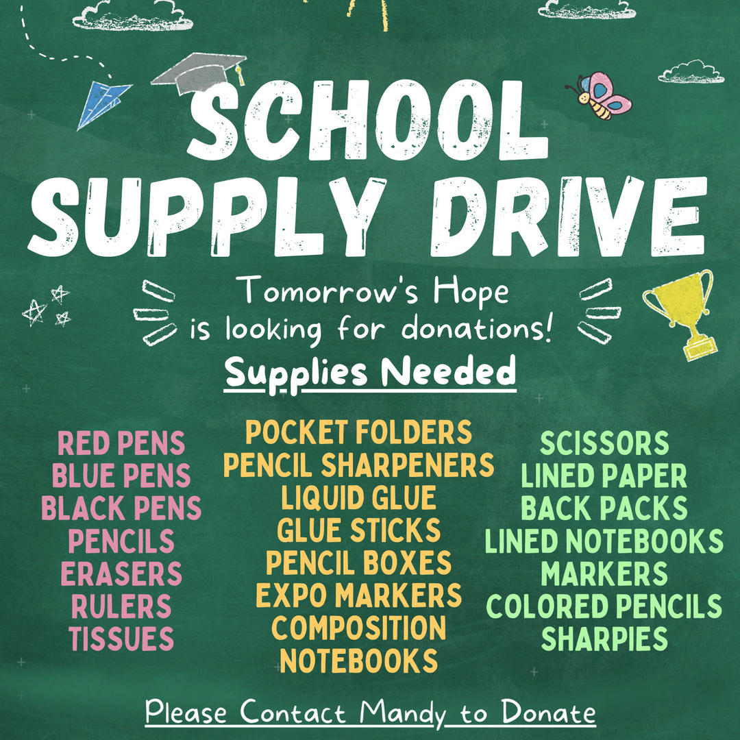 Housing Hope Supply Drive